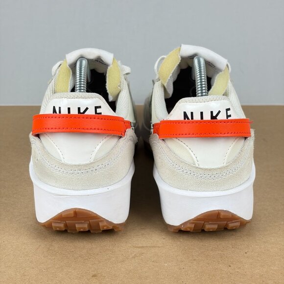 Nike Waffle Debut White Leopard Swoosh Athletic Shoes Womens 8 Black Orange - Picture 4 of 10